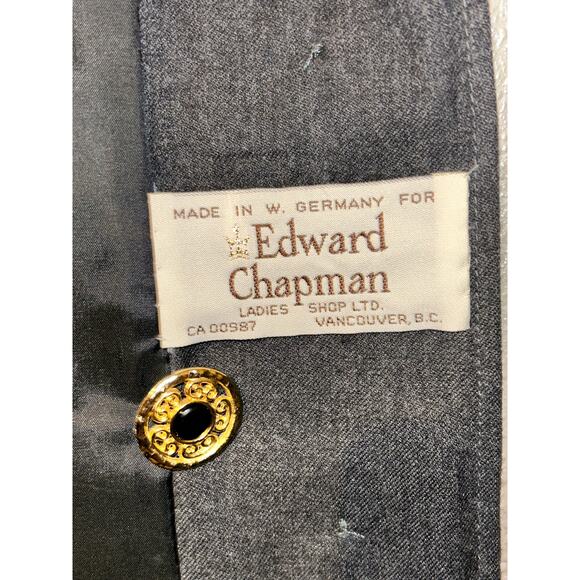 Edward Chapman Preppy Academia  W Germany Vintage New Wool Blazer - Picture 5 of 8
